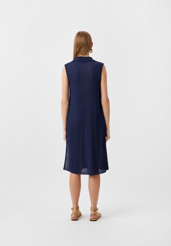 Платье Luisa Spagnoli синий, размер 42, фото 3