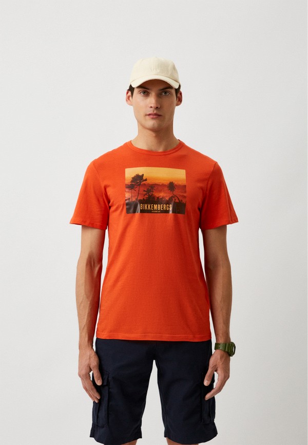 

Футболка Bikkembergs, Оранжевый