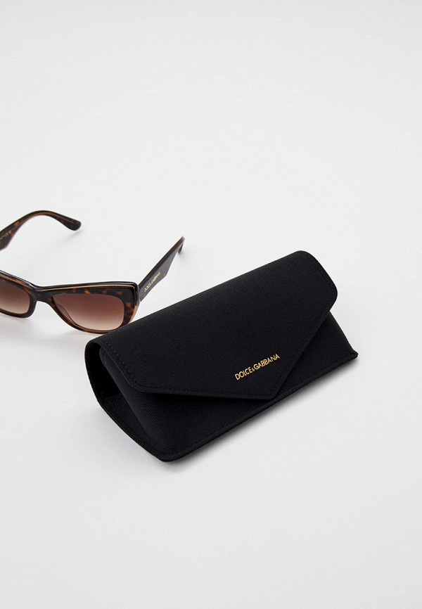 Очки солнцезащитные Dolce&Gabbana коричневый, размер 54, фото 4