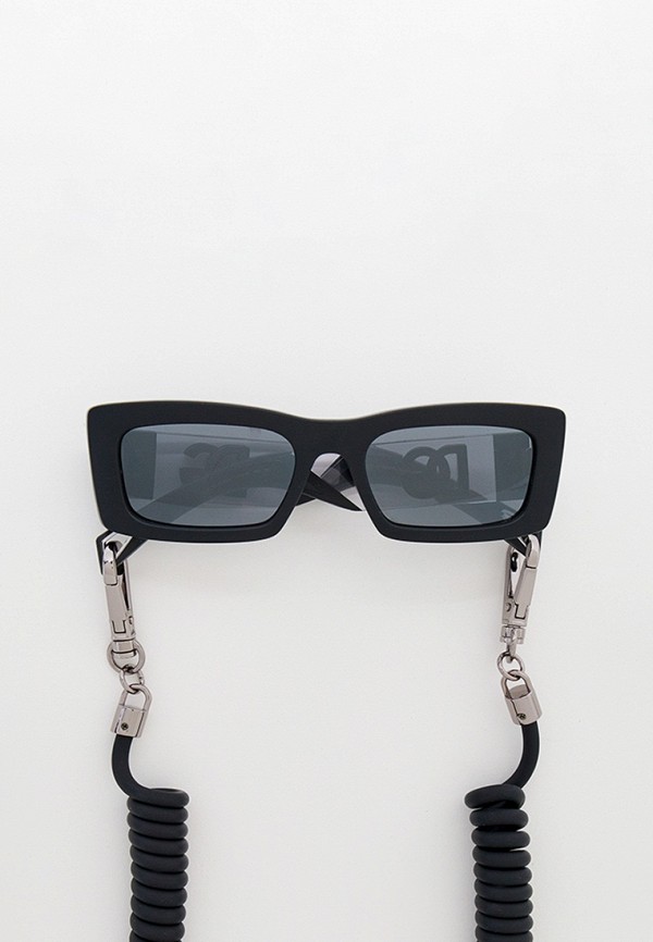 

Очки солнцезащитные и шнурок Dolce&Gabbana, Черный, DG6173 25256G
