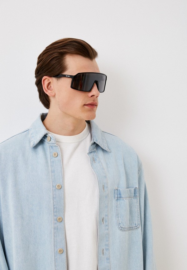 Очки солнцезащитные Oakley черный, размер 37, фото 5
