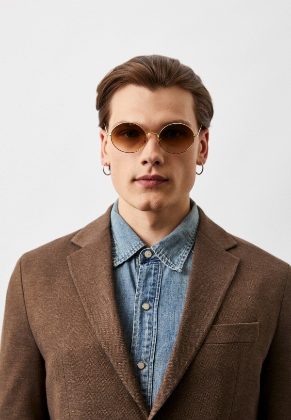 Очки солнцезащитные Ray-Ban® золотой, размер 54, фото 5