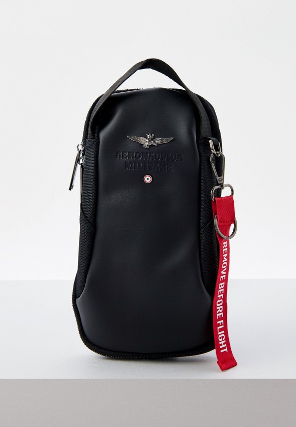 

Рюкзак и брелок Aeronautica Militare, Черный