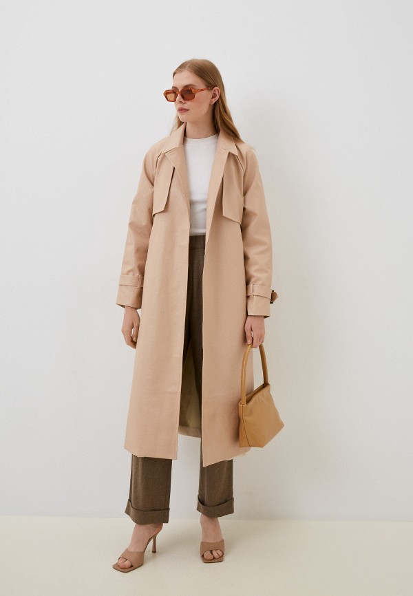 Плащ Lovers Gung бежевый, размер 42, фото 2