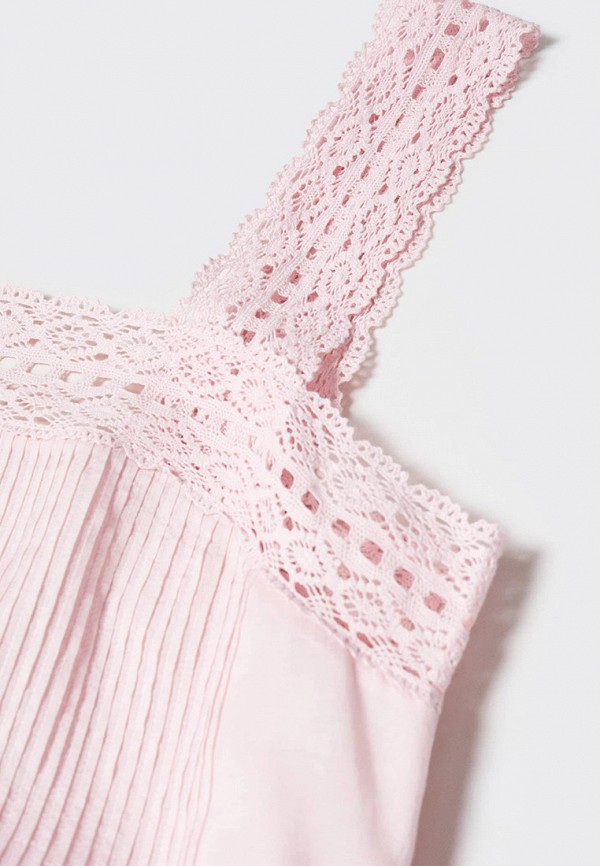 Сарафан Mango розовый, размер 42, фото 4