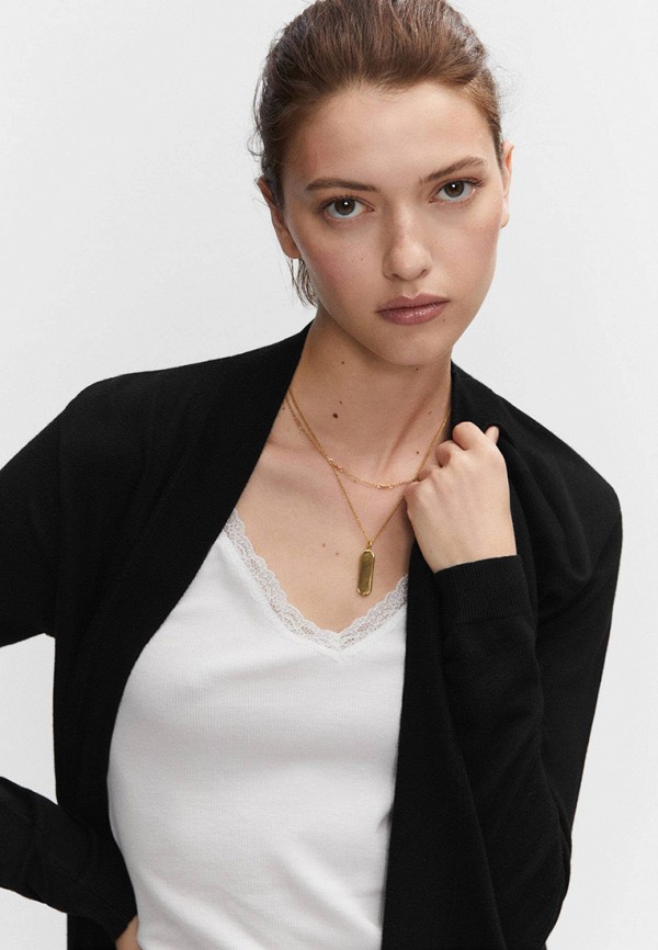 Кардиган Mango черный, размер 44, фото 4