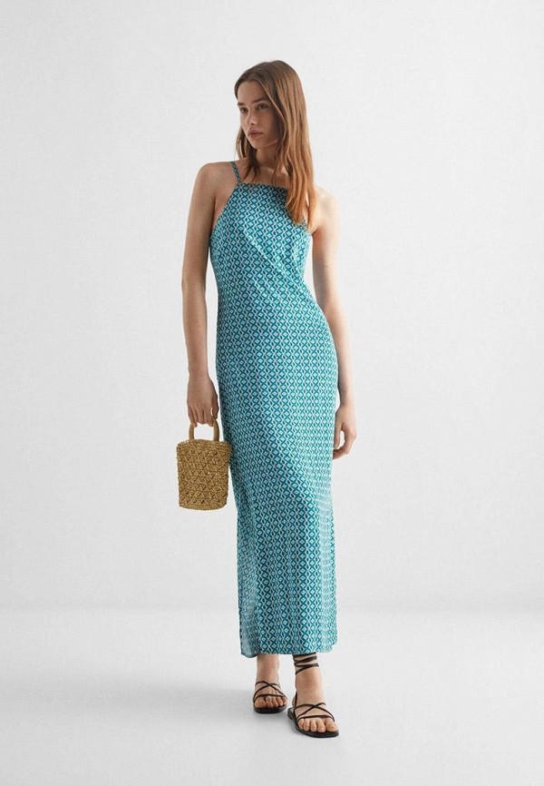 

Платье Mango Kids, Бирюзовый, GINA