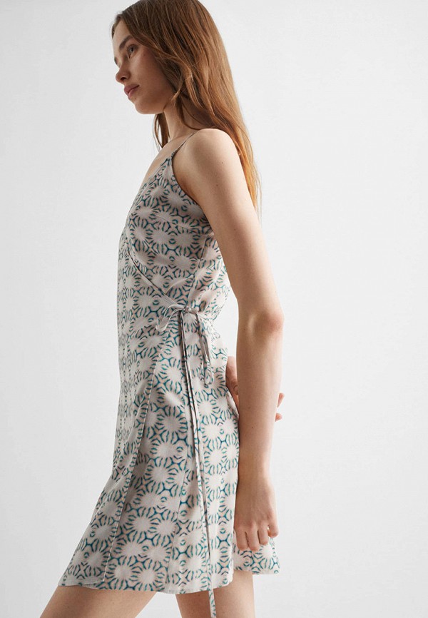 Сарафан Mango Kids бежевый, размер 140, фото 2