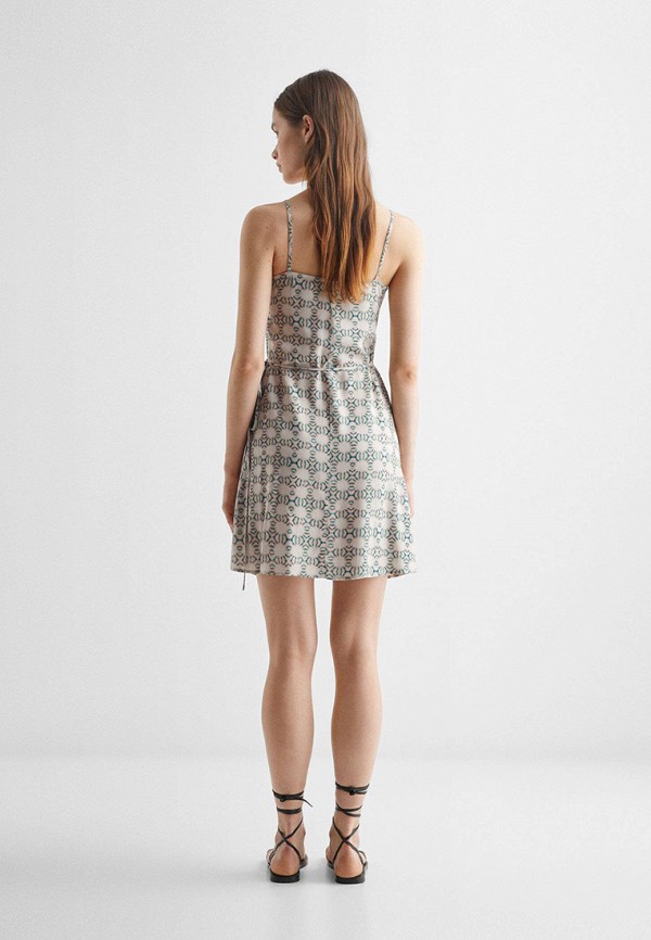 Сарафан Mango Kids бежевый, размер 140, фото 5