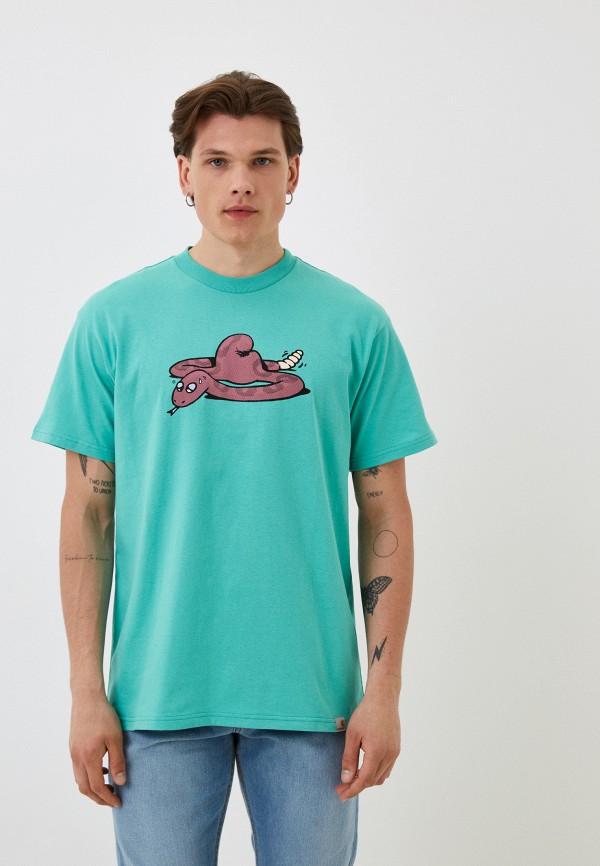 

Футболка Carhartt WIP, Бирюзовый