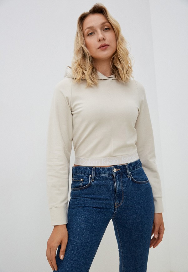 

Худи Calvin Klein Jeans, Бежевый