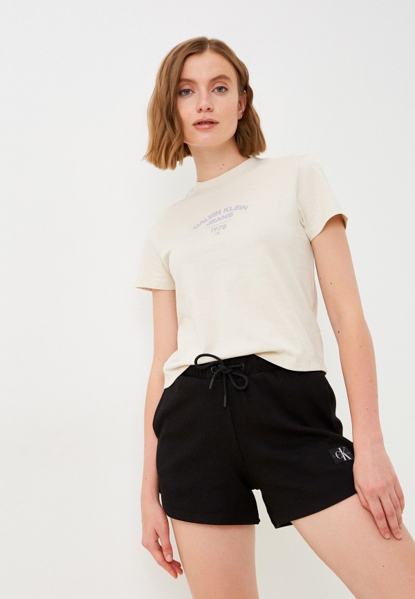 

Футболка Calvin Klein Jeans, Бежевый