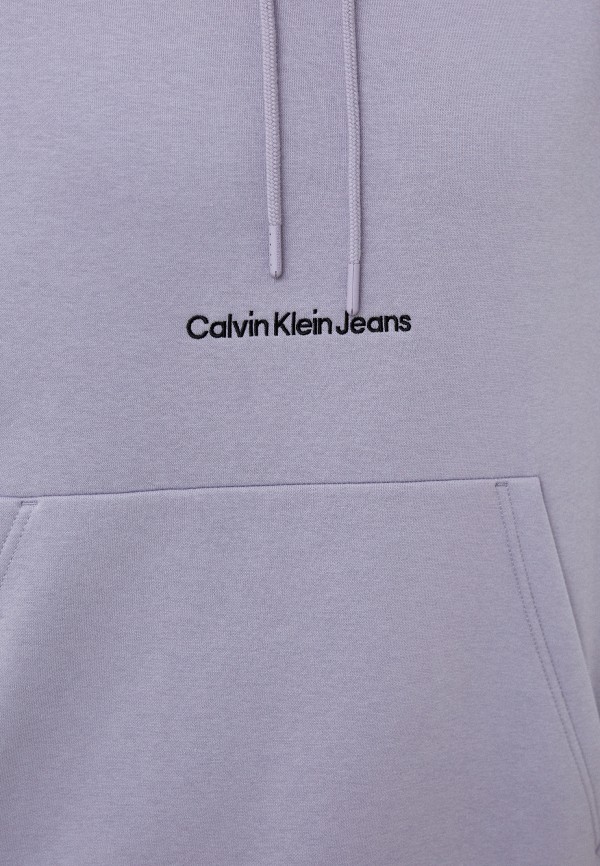 Худи Calvin Klein Jeans фиолетовый, размер 50, фото 5