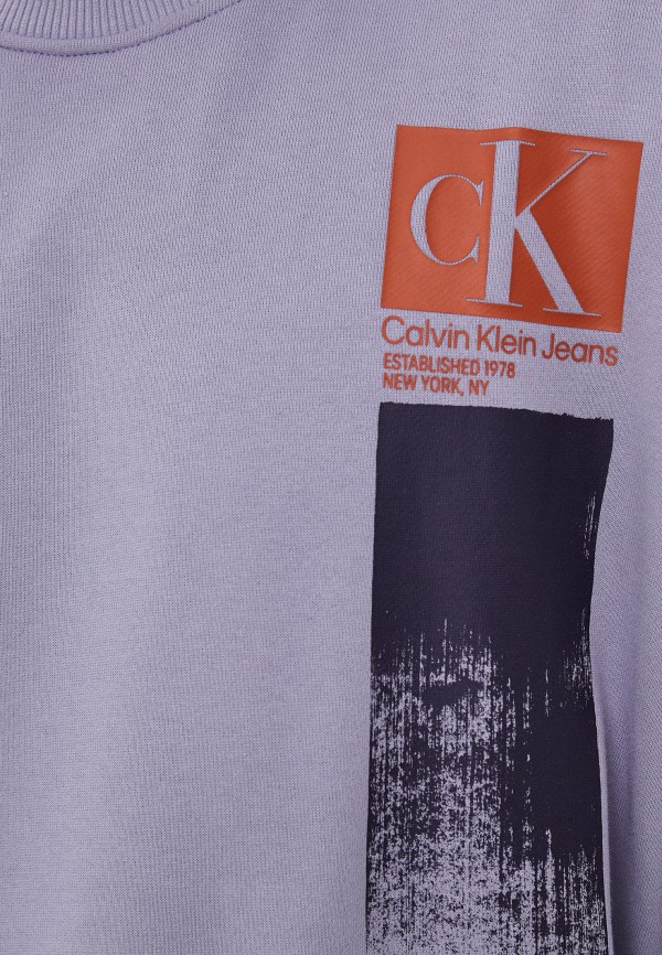Свитшот Calvin Klein Jeans фиолетовый, размер 44, фото 4