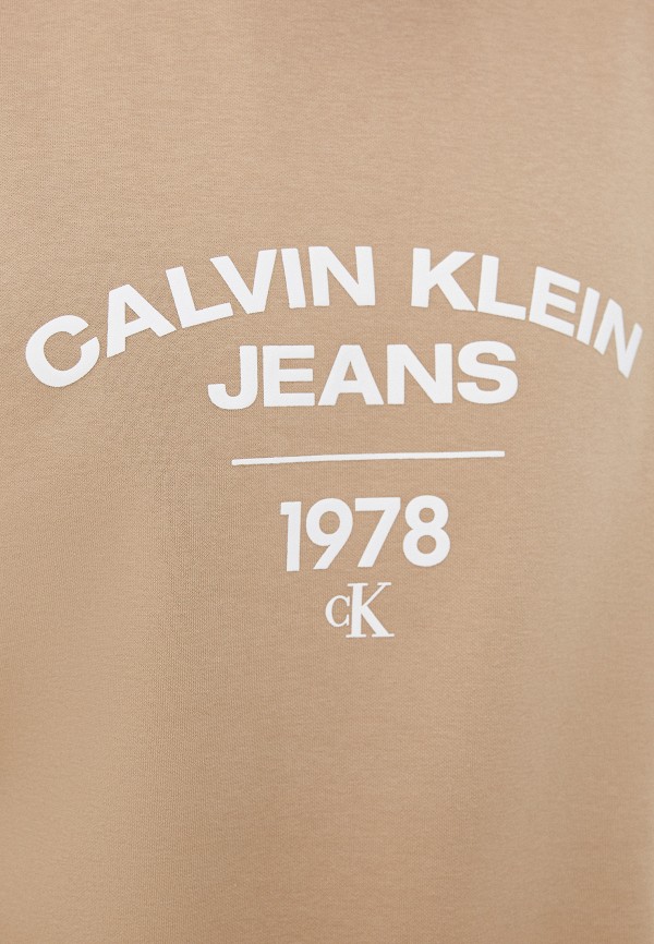 Свитшот Calvin Klein Jeans бежевый, размер 52, фото 4