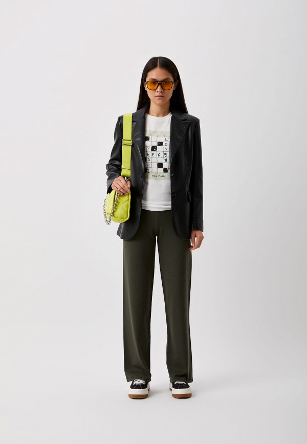 Брюки Max Mara Leisure зеленый, размер 40, фото 2