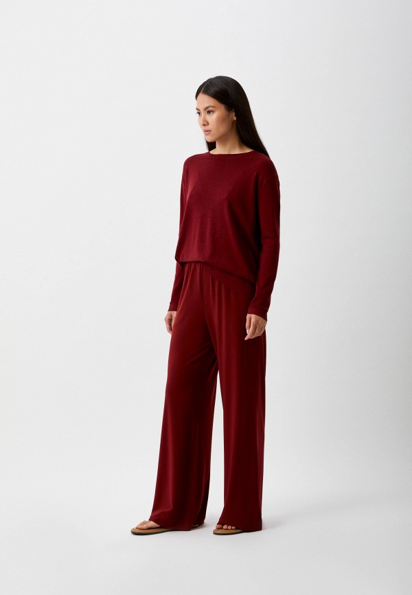 Брюки Max Mara Leisure бордовый, размер 46, фото 2