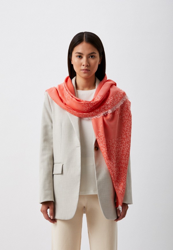 Платок Weekend Max Mara коралловый, размер 00, фото 3