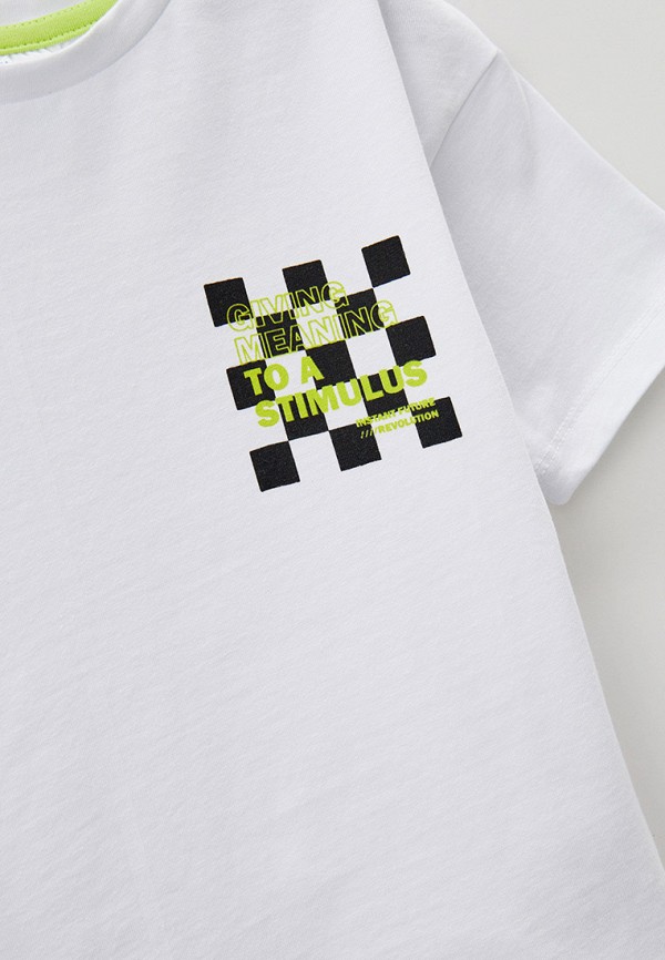 Футболка Button Blue белый, размер 140, фото 3