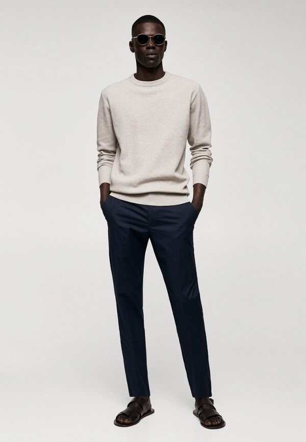 Джемпер Mango Man бежевый, размер 48, фото 2