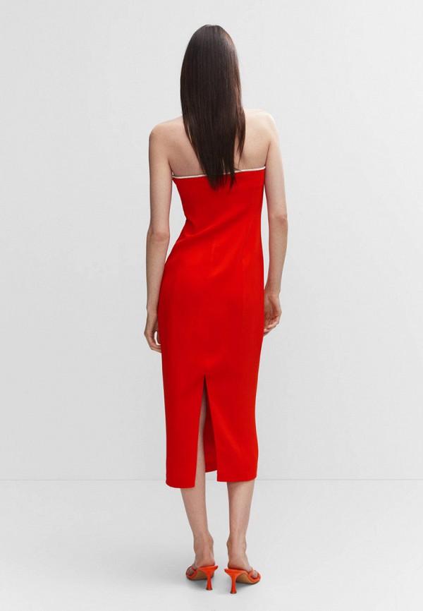 Платье Mango красный, размер 40, фото 2