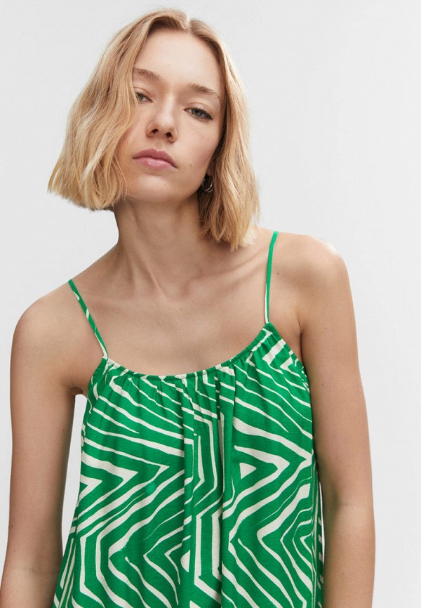 Сарафан Mango зеленый, размер 44, фото 4