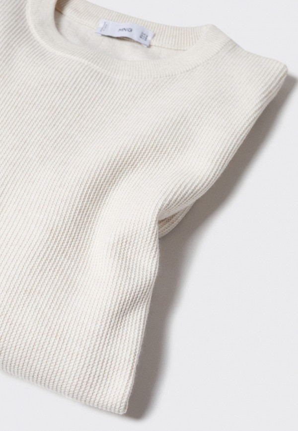 Джемпер Mango Man белый, размер 54, фото 5