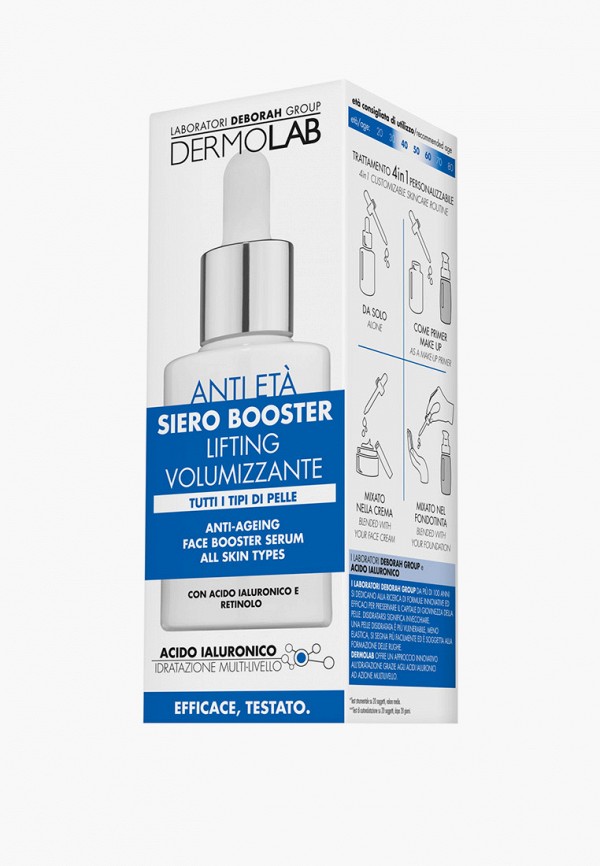 Сыворотка для лица Deborah DERMOLAB Сыворотка-бустер антивозрастная ANTI-AGING FACE BOOSTER SERUM сыворотка для лица deborah сыворотка бустер для лица и шеи восстанавливающая dermolab anti eta plus regenerating face and neck booster serum