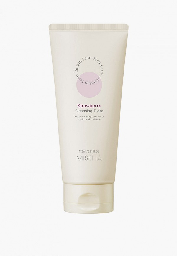 

Пенка для умывания Missha, Прозрачный, с экстрактом клубники