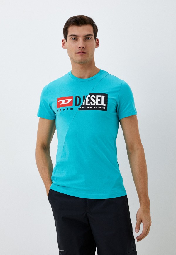 

Футболка Diesel, Бирюзовый