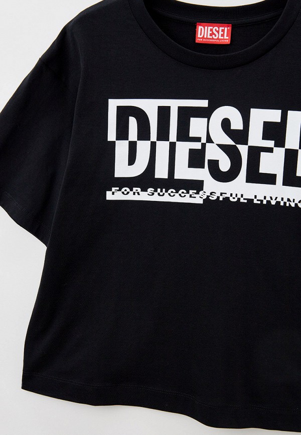 Футболка Diesel черный, размер 164, фото 3