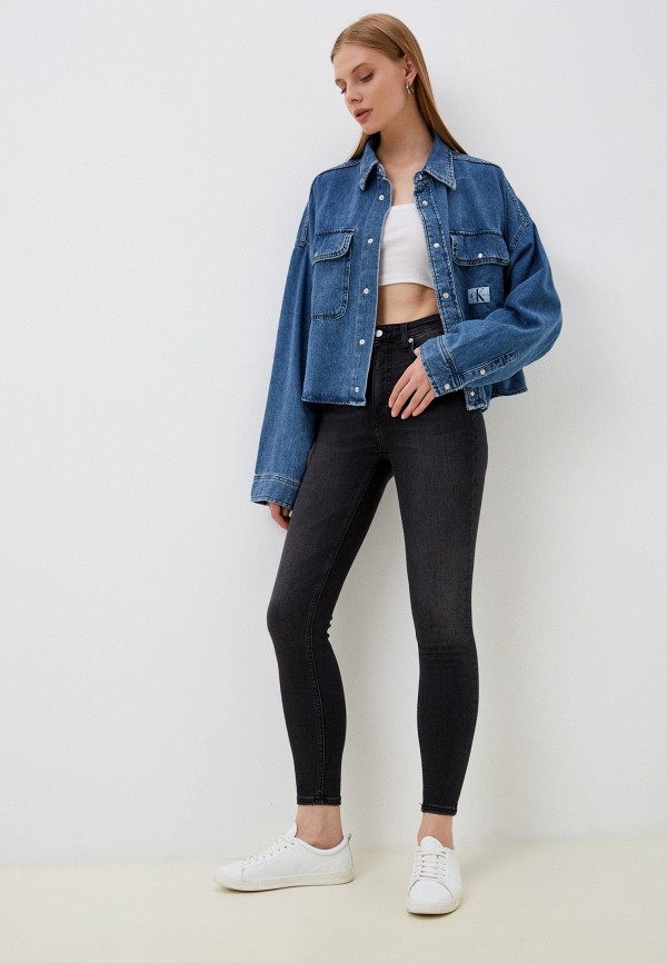 Рубашка джинсовая Calvin Klein Jeans Рубашка джинсовая Calvin Klein Jeans фото