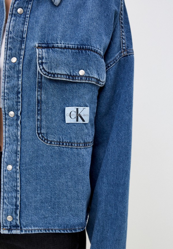 Рубашка джинсовая Calvin Klein Jeans Рубашка джинсовая Calvin Klein Jeans фото