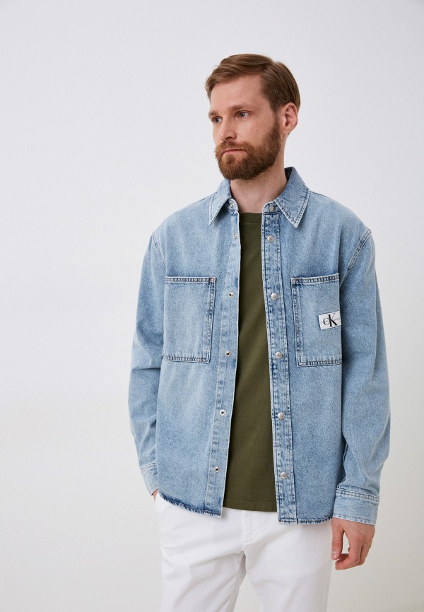 

Рубашка джинсовая Calvin Klein Jeans, Голубой
