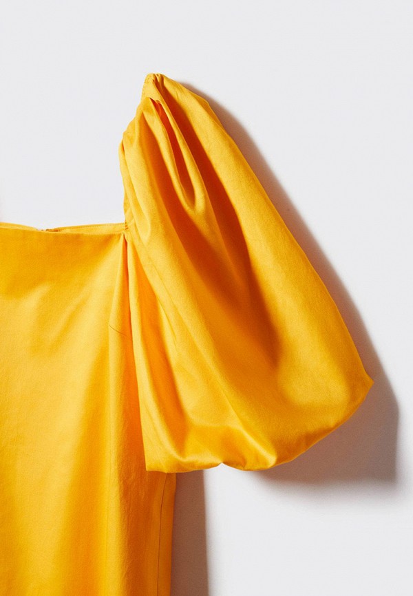 Платье Mango желтый, размер 44, фото 5