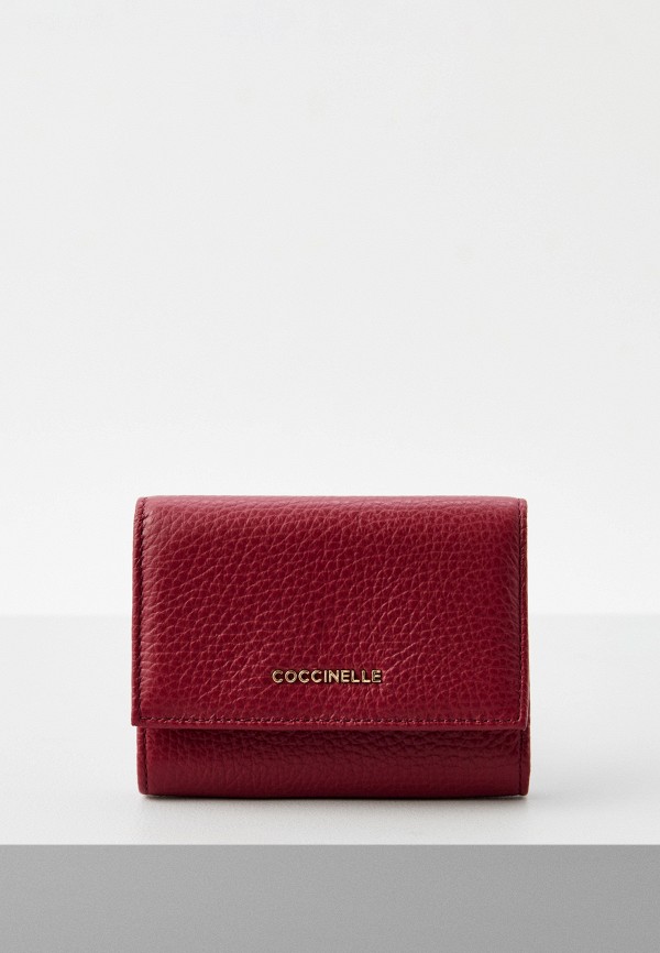 

Кошелек Coccinelle, Бордовый, METALLIC SOFT