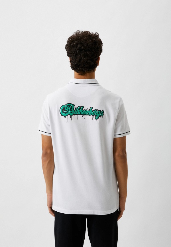 Поло Bikkembergs белый, размер 56, фото 3