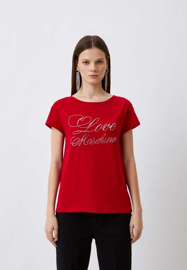 

Футболка Love Moschino, Красный