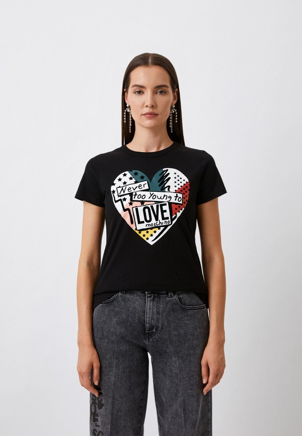 

Футболка Love Moschino, Черный