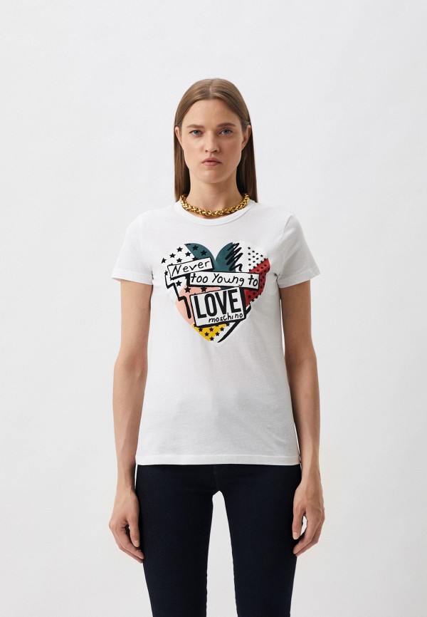 

Футболка Love Moschino, Белый