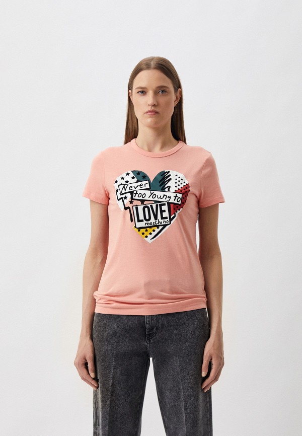

Футболка Love Moschino, Розовый