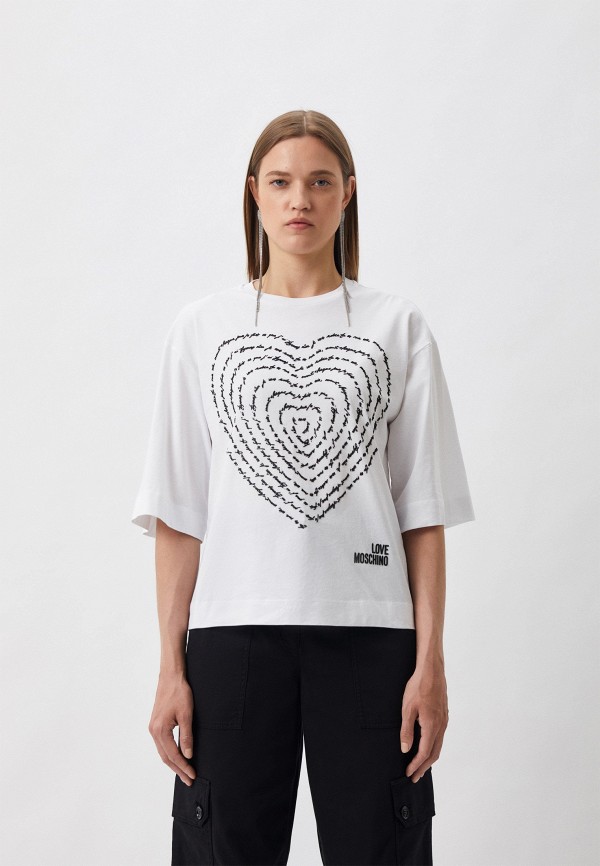 

Футболка Love Moschino, Белый