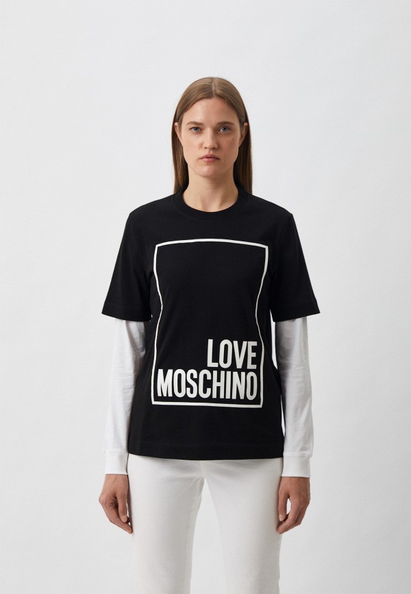 

Футболка Love Moschino, Черный