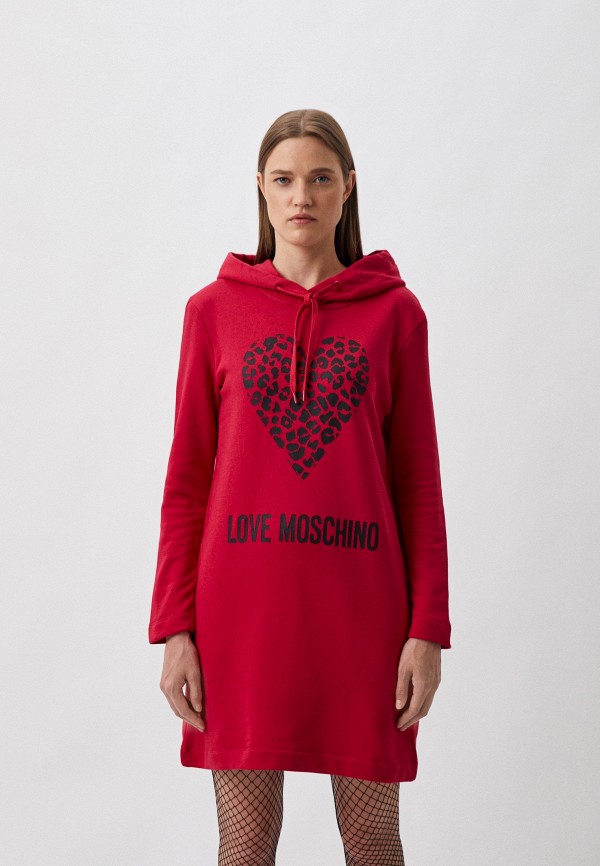Платье Love Moschino цвета фуксия