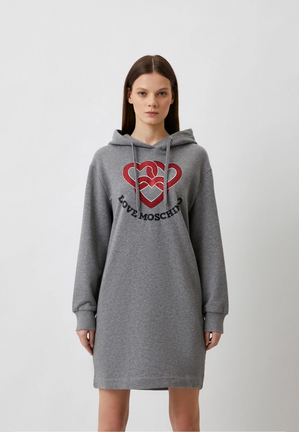 

Платье Love Moschino, Серый