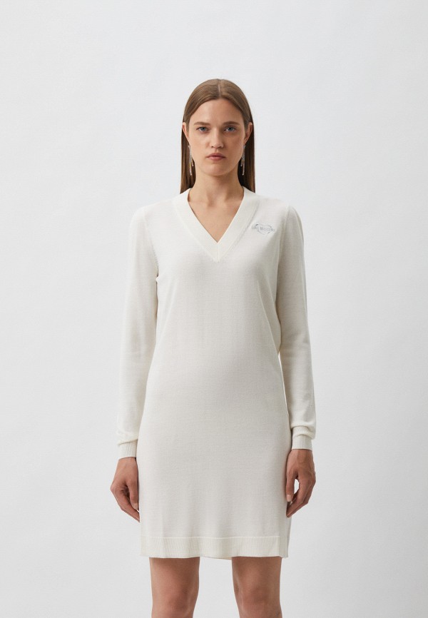 Платье Love Moschino белого цвета
