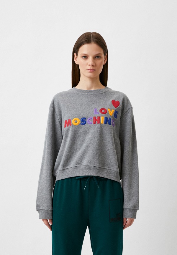 

Свитшот Love Moschino, Серый