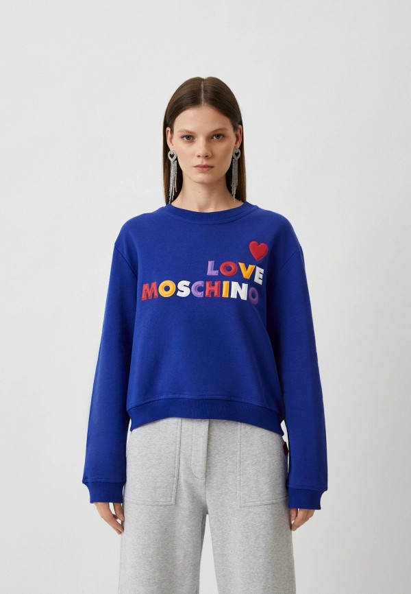 

Свитшот Love Moschino, Фиолетовый