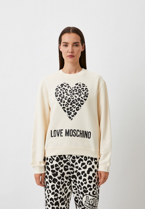 

Свитшот Love Moschino, Бежевый