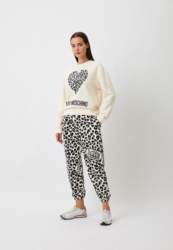Свитшот Love Moschino бежевый, размер 46, фото 2